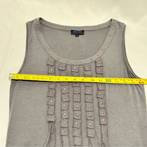 ESCADA SPORT SLEEVELESS TOP S **Rare** - Picture 9 of 11